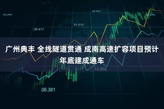广州典丰 全线隧道贯通 成南高速扩容项目预计年底建成通车