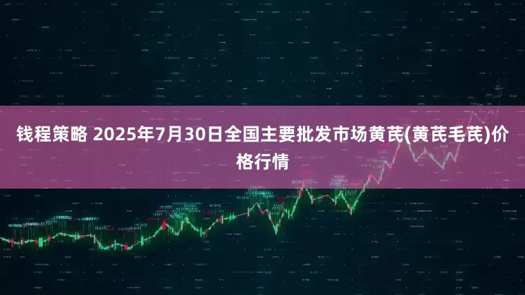 钱程策略 2025年7月30日全国主要批发市场黄芪(黄芪毛芪)价格行情
