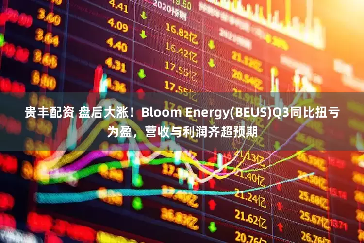 贵丰配资 盘后大涨！Bloom Energy(BEUS)Q3同比扭亏为盈，营收与利润齐超预期